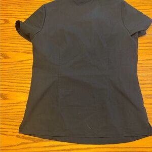 Figs Charcoal V-Neck Top